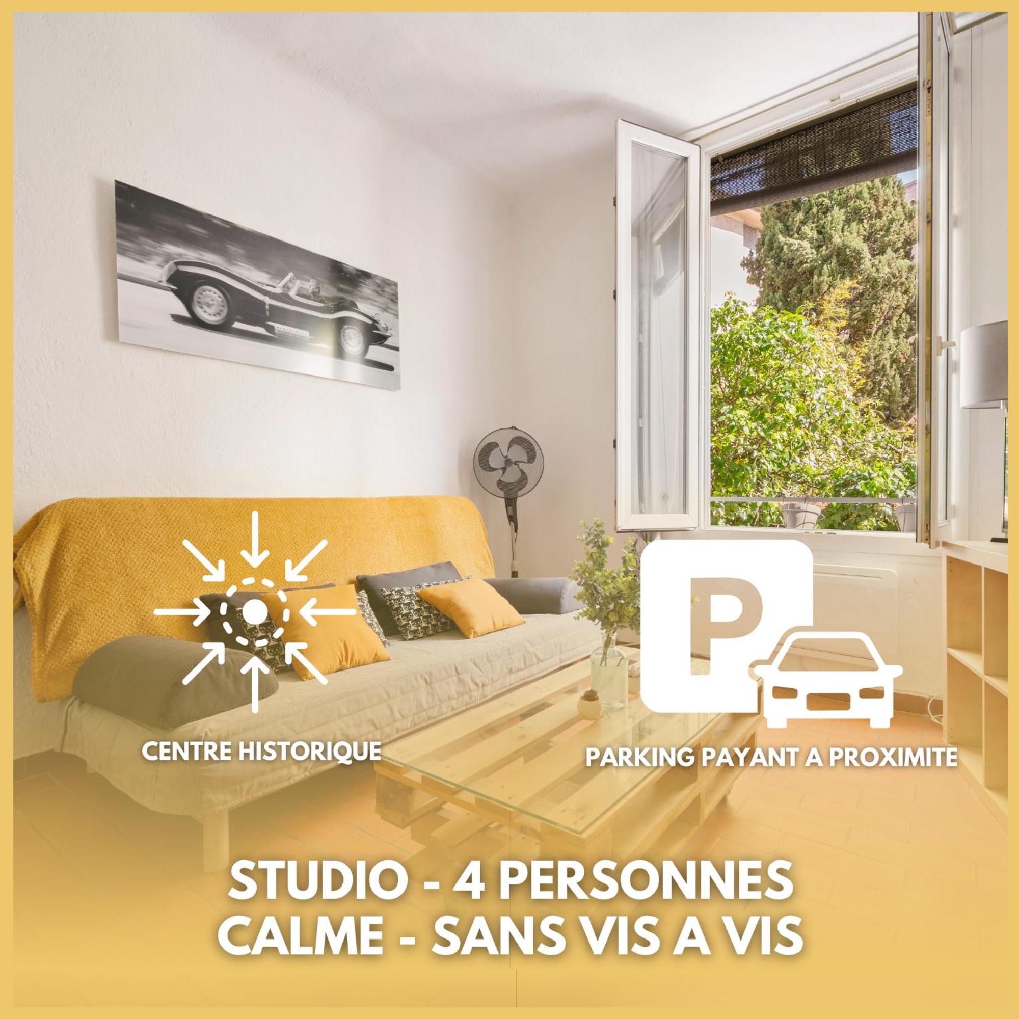 Studio - Coeur D'Aix En Provence - Calme - Sans Vis-A-Vis Aix-en-Provence Extérieur photo